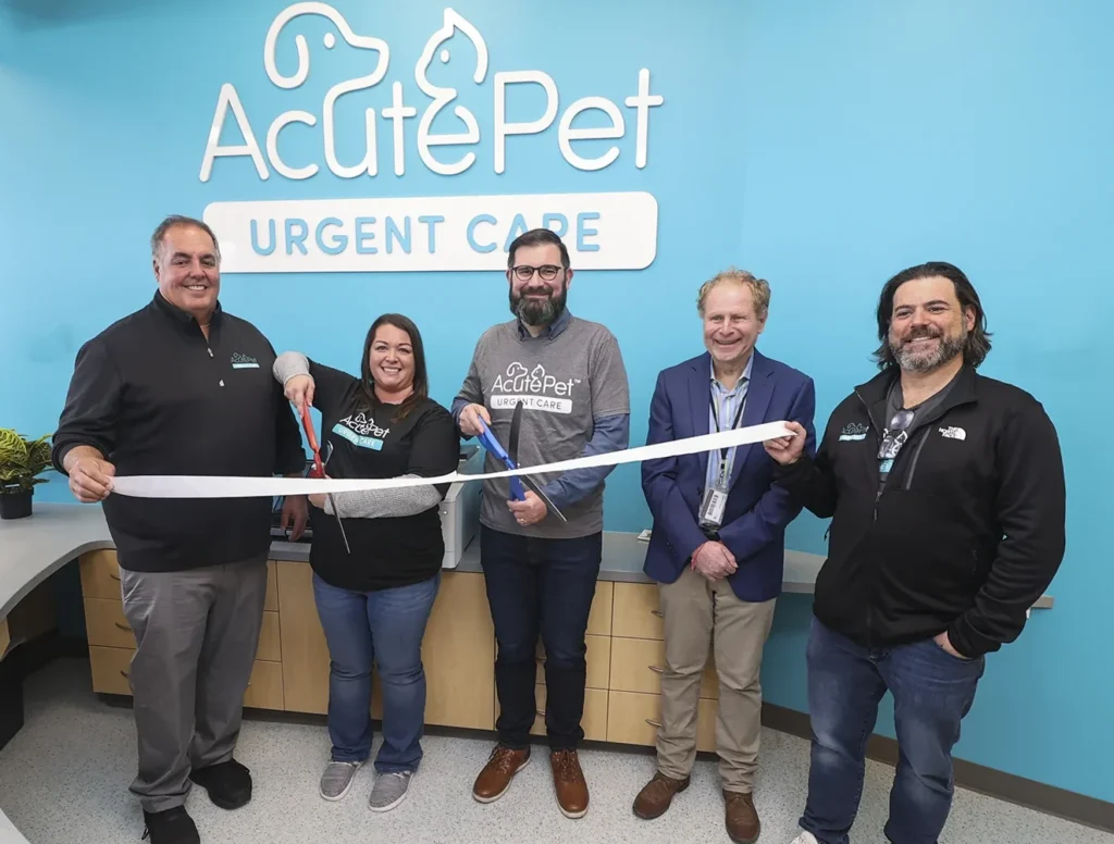 Grand opening of AcutePet Urgent Care urgent care veterinary clinic in Solon, Ohio.